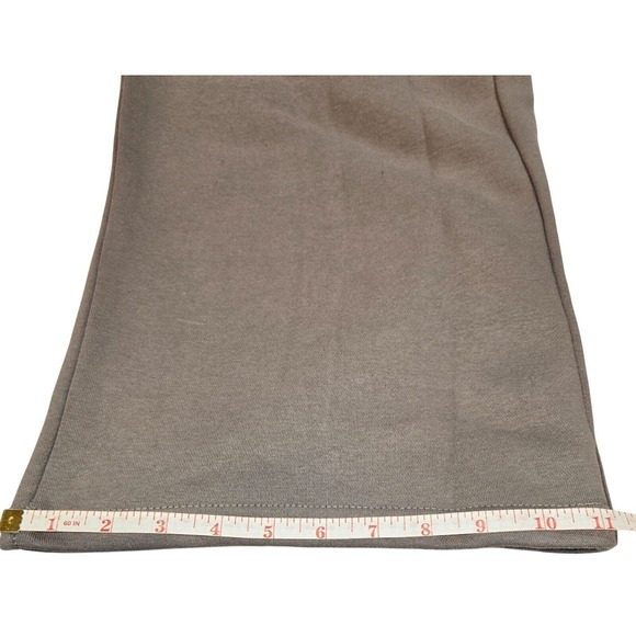 PrettyLittleThing Shape Wide Leg Joggers Charcoal Grey Toggle Waist Size US 4 - Picture 7 of 8